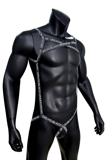 Men's Sexy Strappy Harness Double T-Back Thong