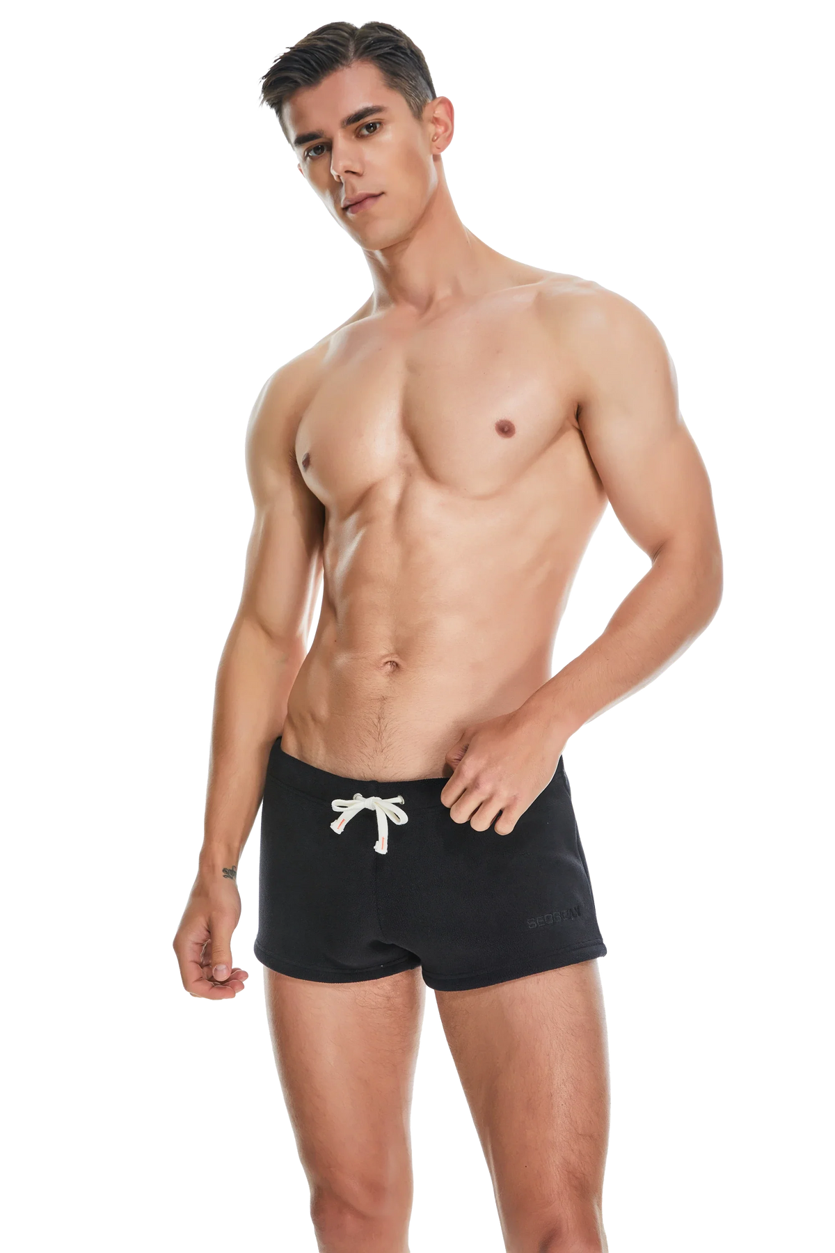 Men's Lounge Shorts with Drawstring – Breathable & Cool for Home