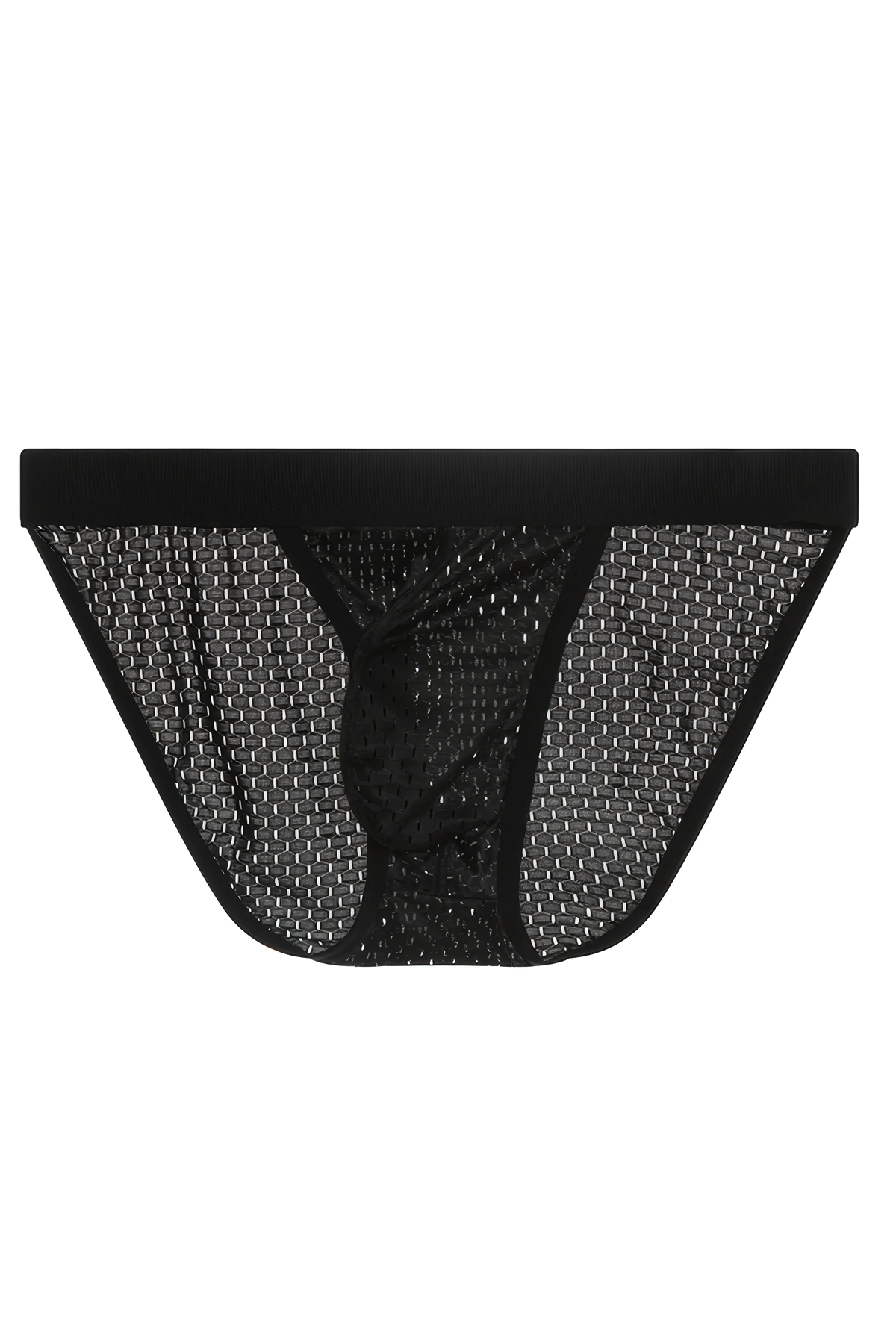 Men's Breathable High-Cut Briefs – Wide Band, Mesh, Low-Rise