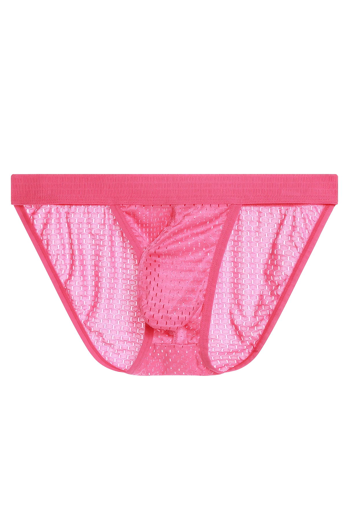 Men's Breathable High-Cut Briefs – Wide Band, Mesh, Low-Rise
