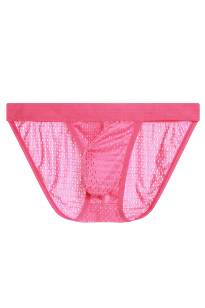 Men's Breathable High-Cut Briefs – Wide Band, Mesh, Low-Rise