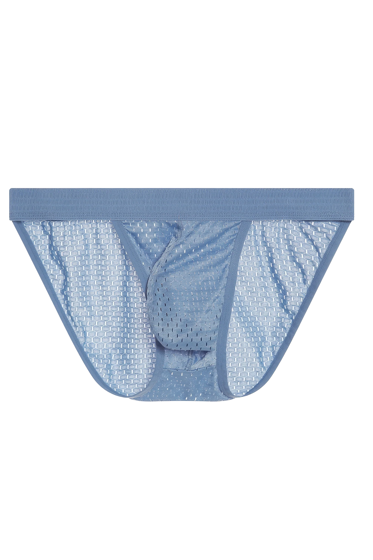 Men's Breathable High-Cut Briefs – Wide Band, Mesh, Low-Rise