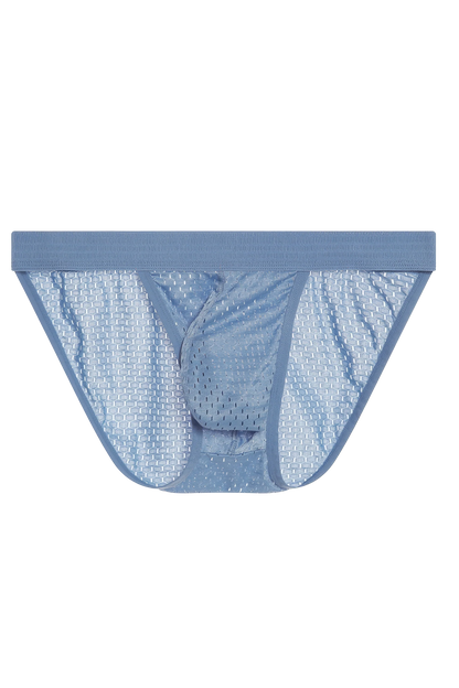 Men's Breathable High-Cut Briefs – Wide Band, Mesh, Low-Rise