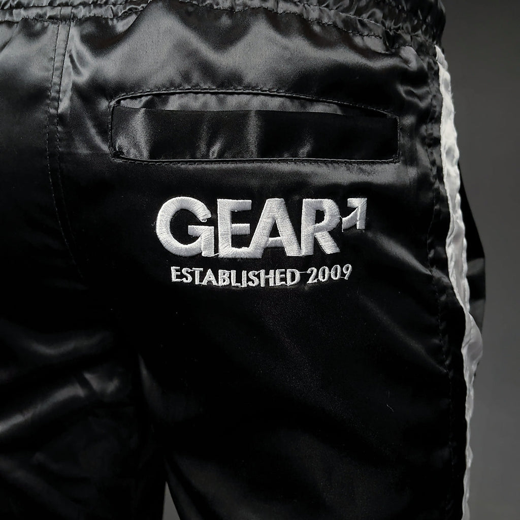 NYLON KINKSTER TRACK PANT BLK/WHT