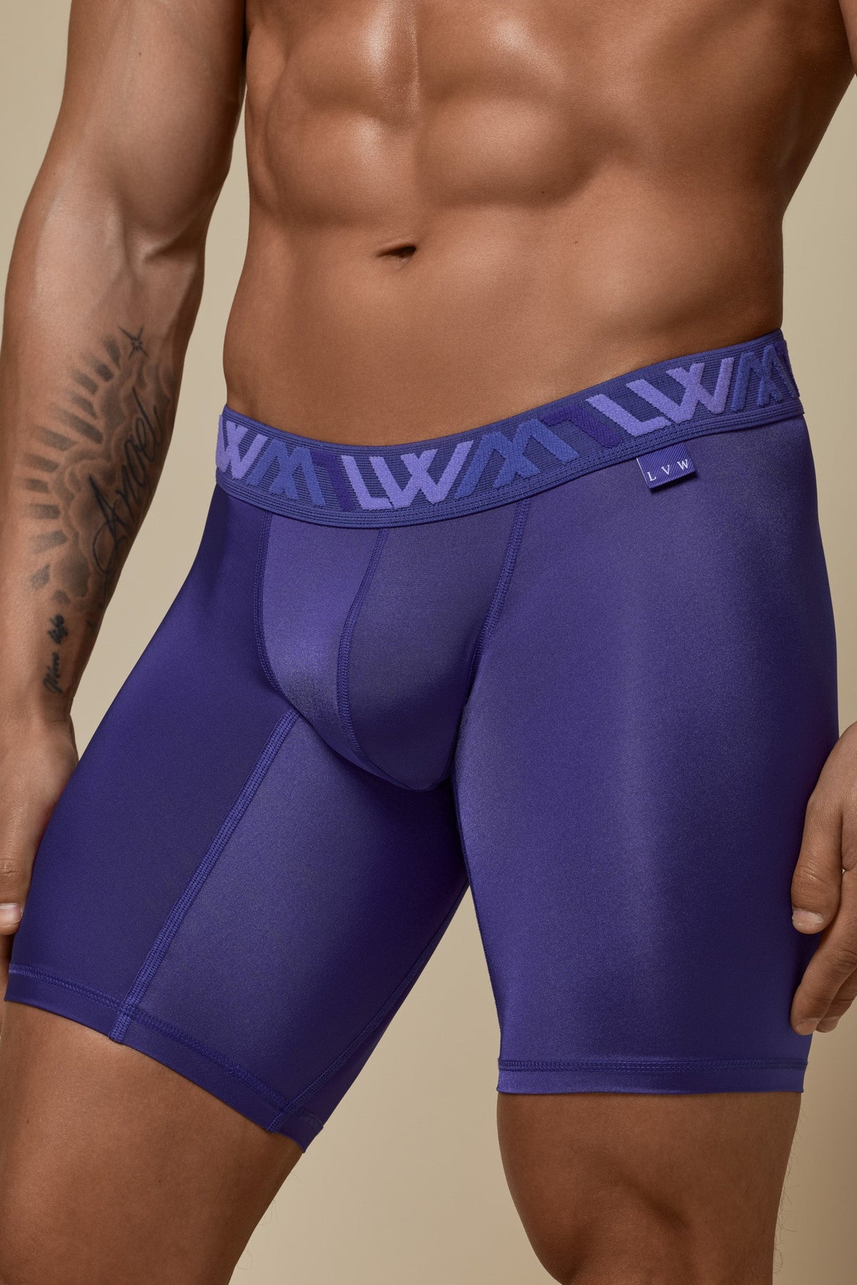 VISIBLY BOXER BRIEF RENEW SHINE 8' - DEEP INDIGO