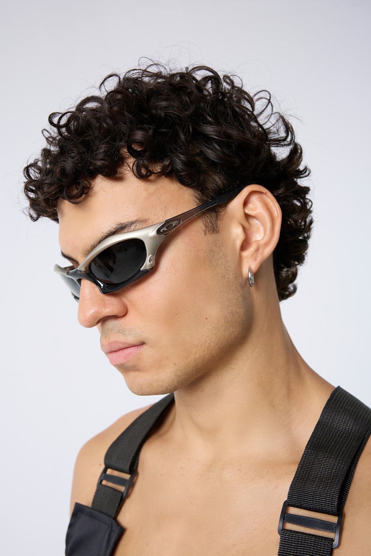 Neon Blink Metal Glasses Black