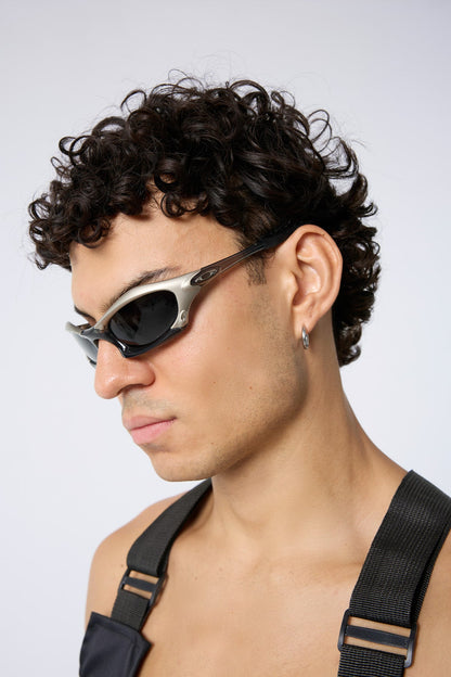 Neon Blink Metal Glasses Black