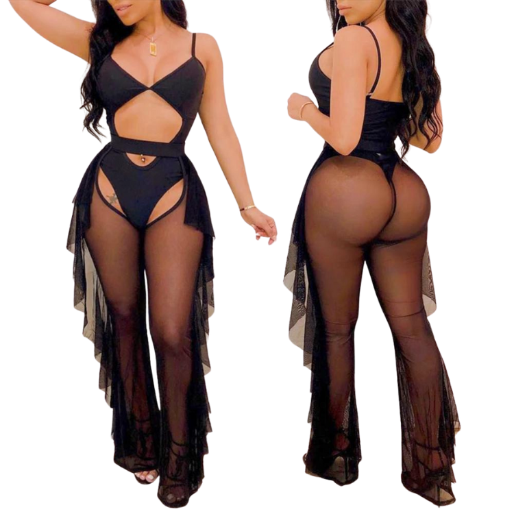 Neon Bodysuit: Sexy Female Rave Wear