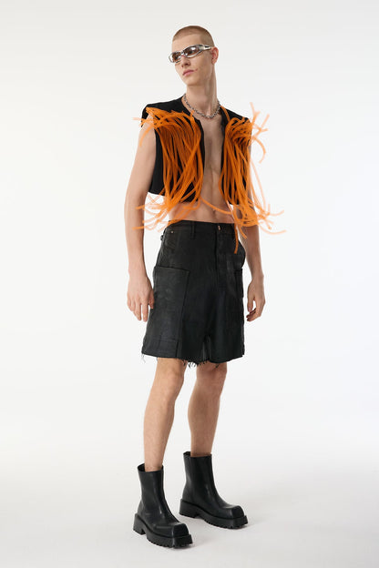 Neon Edge Sleeveless Crop Top