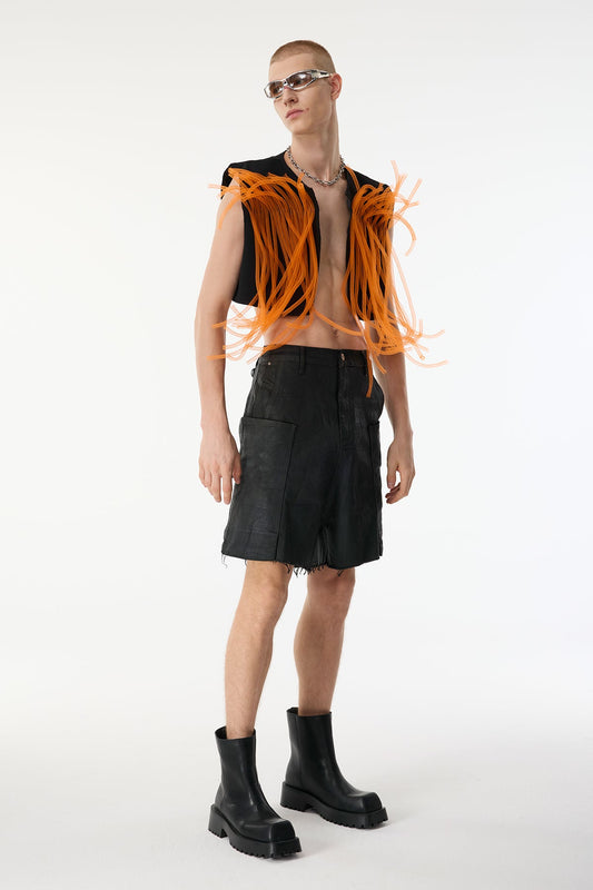 Neon Edge Sleeveless Crop Top