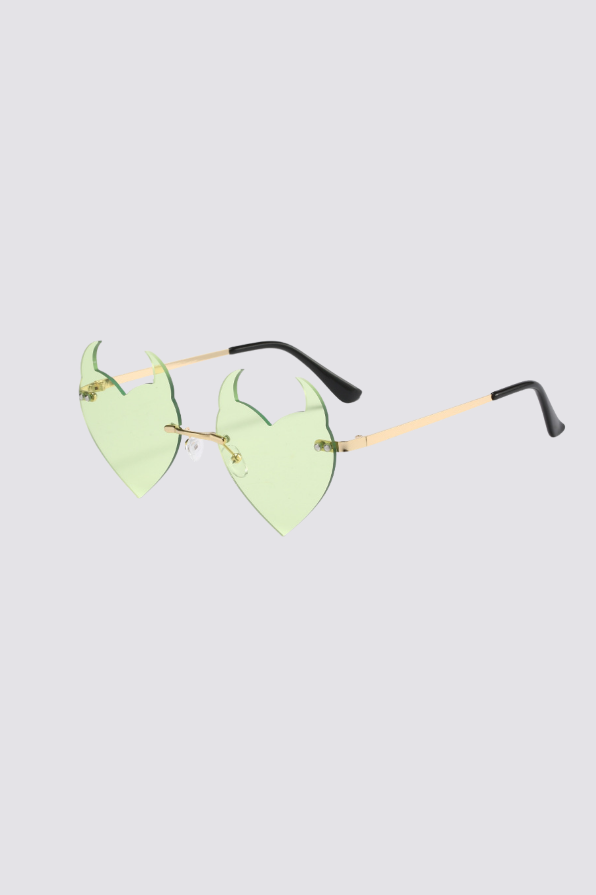 Neutral Shade Devil Sunglasses Red