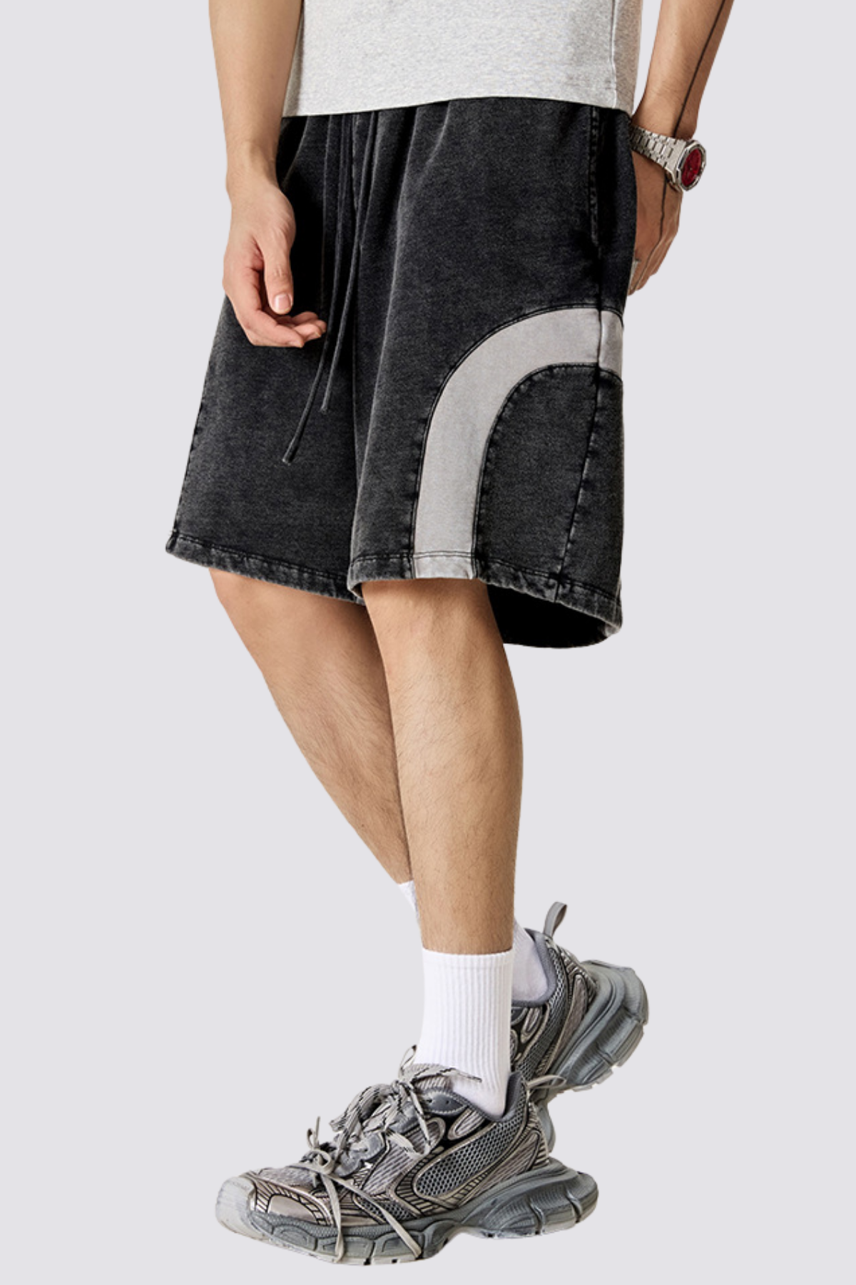 Neutral Wear Y2K Shorts Grey