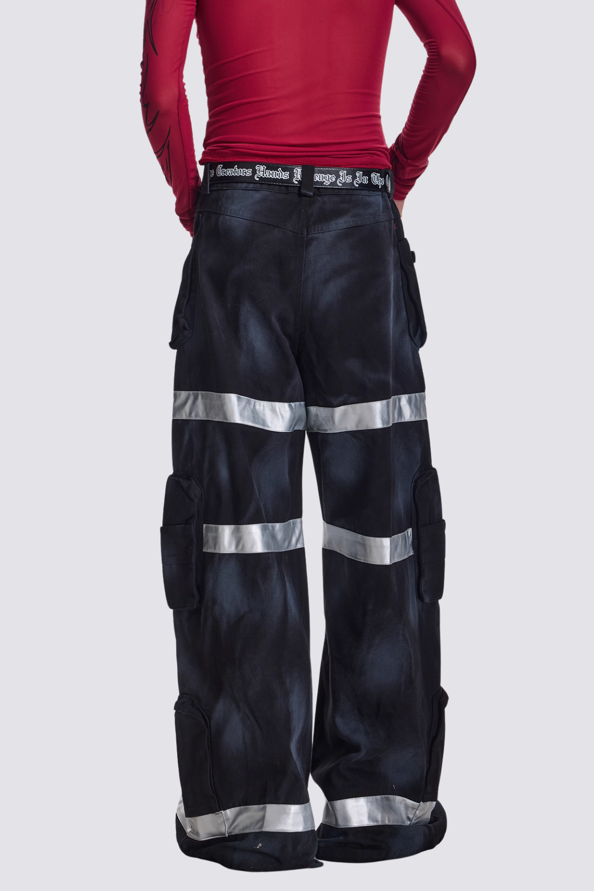 Night Alloy Dirty Wide Leg Jeans Black