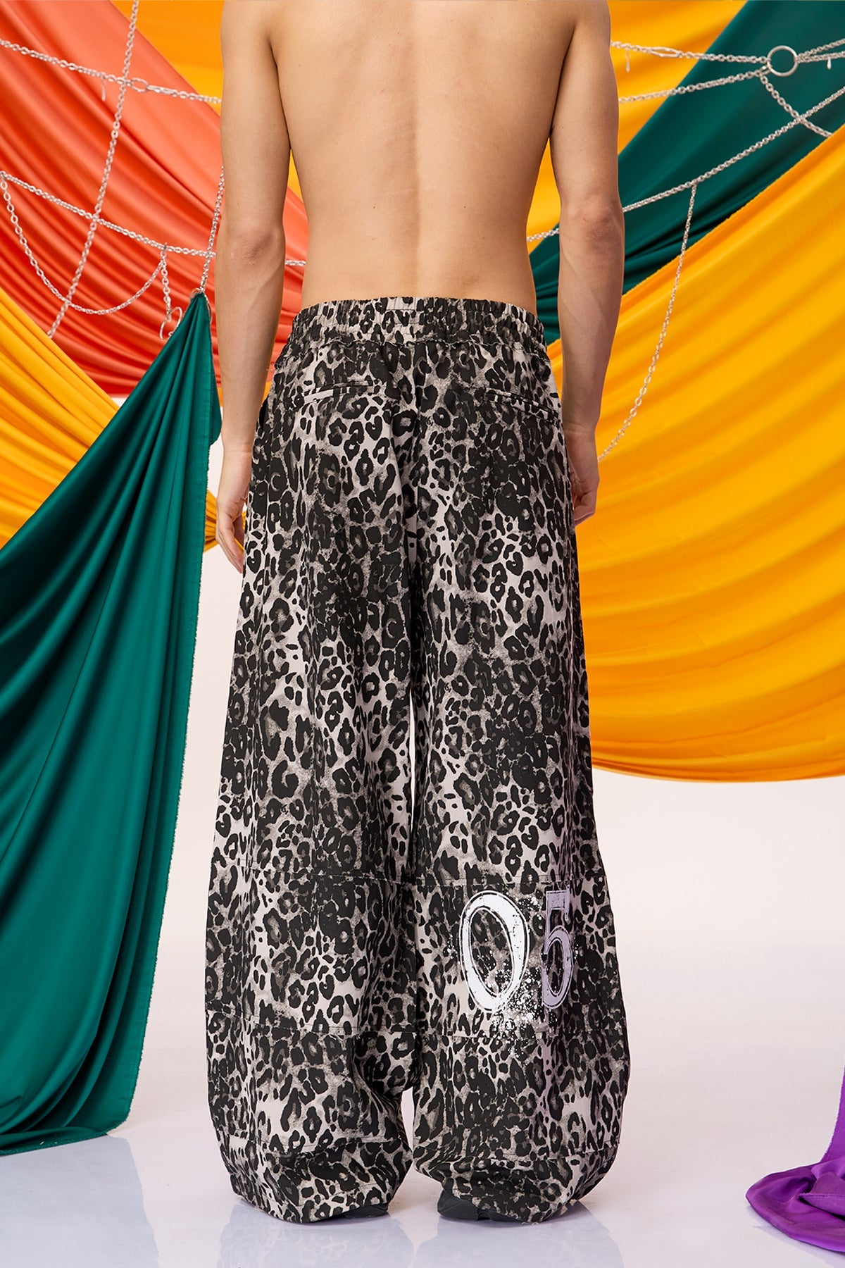 Night Prowl Leopard Straight Pants