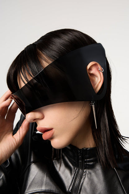 Noir Spectacle Oversized Punk Sunglasses