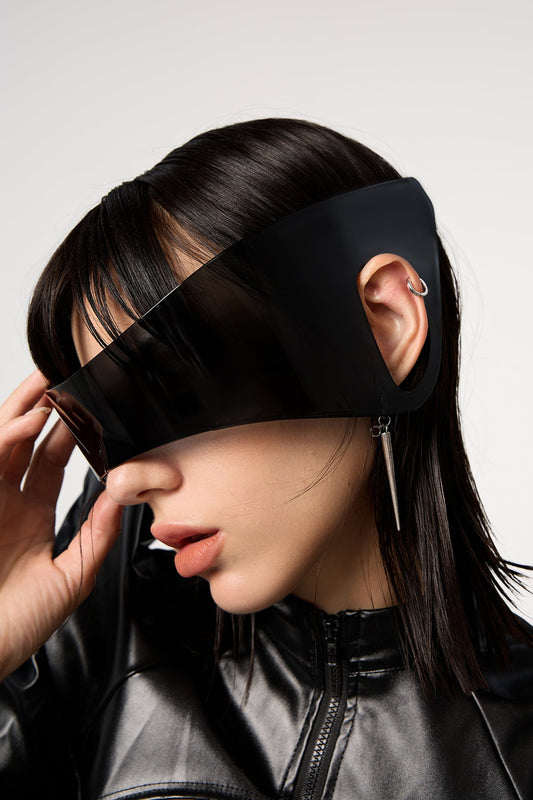 Noir Spectacle Oversized Punk Sunglasses