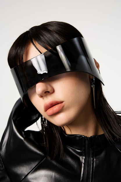 Noir Spectacle Oversized Punk Sunglasses
