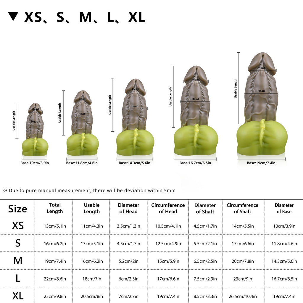 Nothosaur HOGGE - Fantasy Dildo - Monster Dildo - Orc Dildo