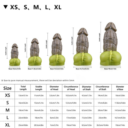 Nothosaur HOGGE - Fantasy Dildo - Monster Dildo - Orc Dildo