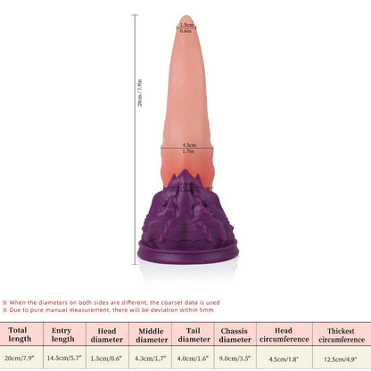 Nothosaur LADON'S TONGUE - 7 Inch Tentacle Dildo - Fantasy Dildo
