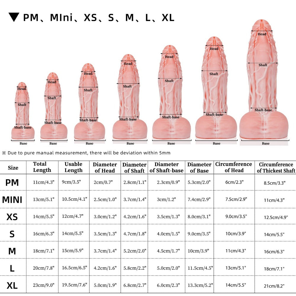 Nothosaur WIZ - Fantasy Dildo - Animal Dildo - 7 Sizes