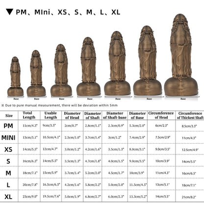 Nothosaur WIZ - Fantasy Dildo - Animal Dildo - 7 Sizes