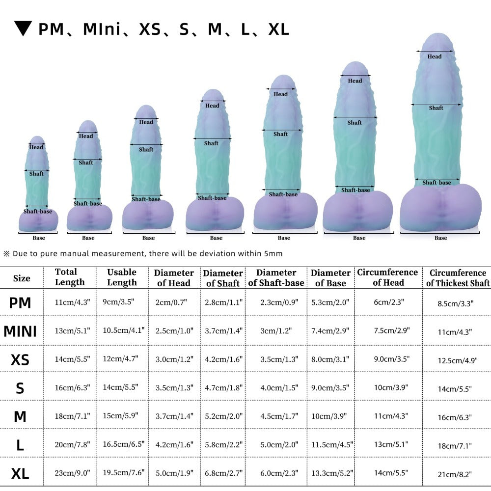 Nothosaur WIZ - Fantasy Dildo - Animal Dildo - 7 Sizes