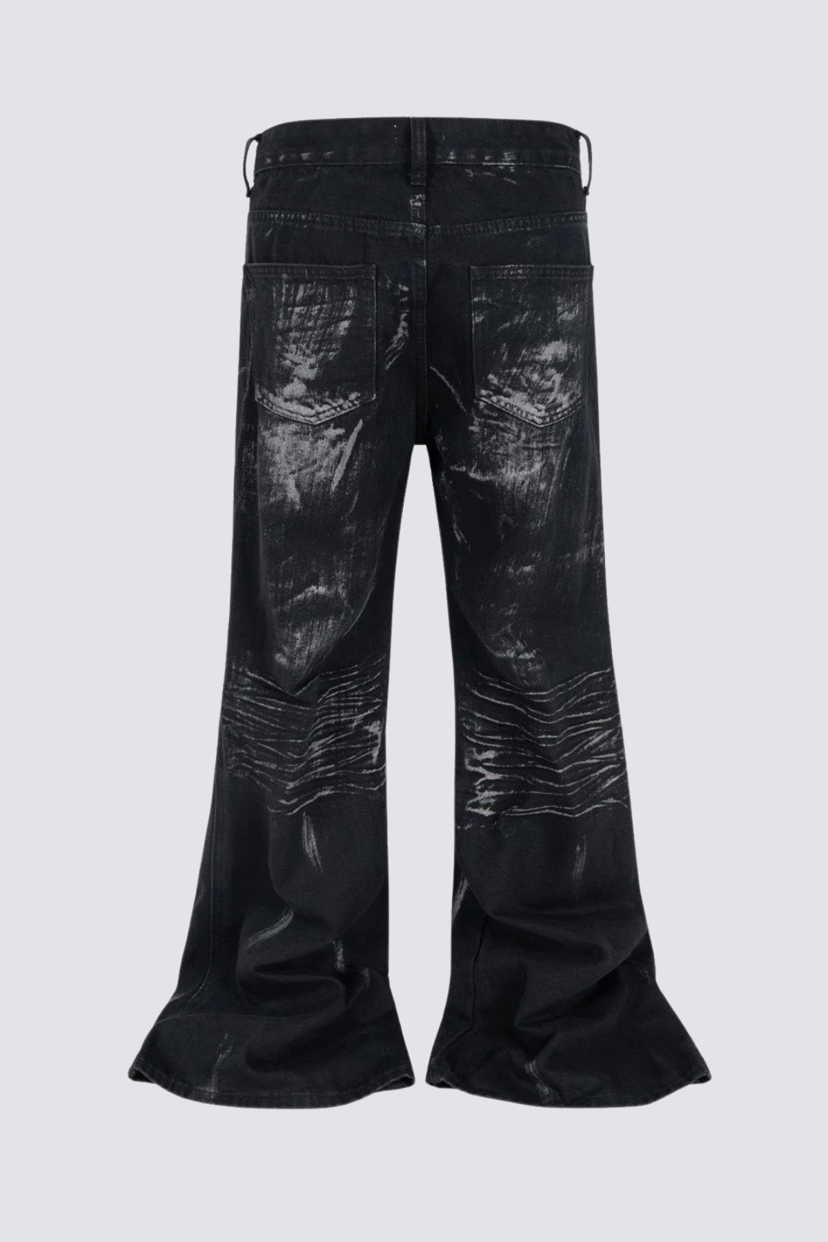Null Path Rhinestone Star Bootcut Jeans