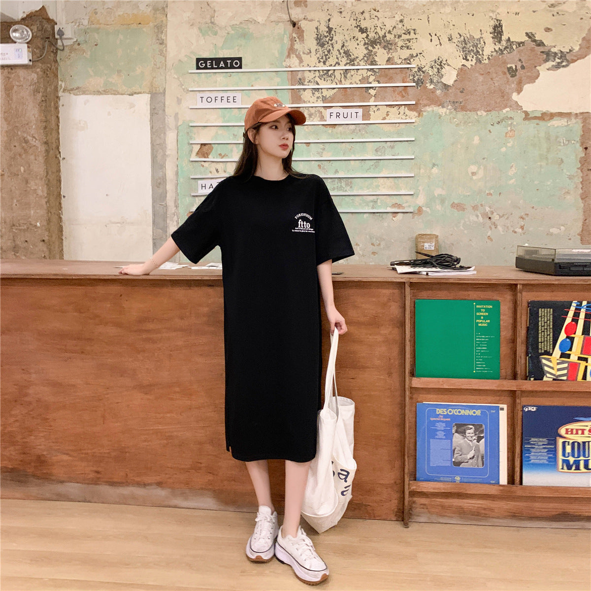 Femboy Oversized T-Shirt Dress