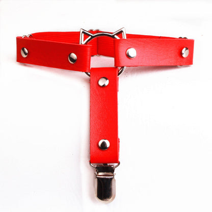 Cat Face Femboy Thigh Garter