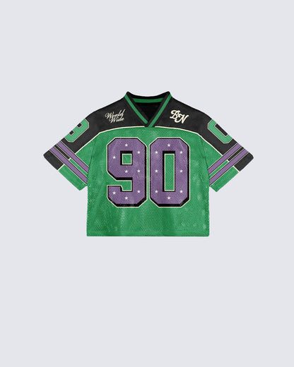 Sport Mesh Number Graphic Jersey Tee