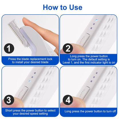 Sonic Rechargeable Dermaplane Razor
