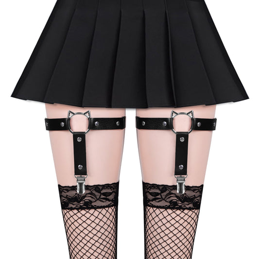 Cat Face Femboy Thigh Garter