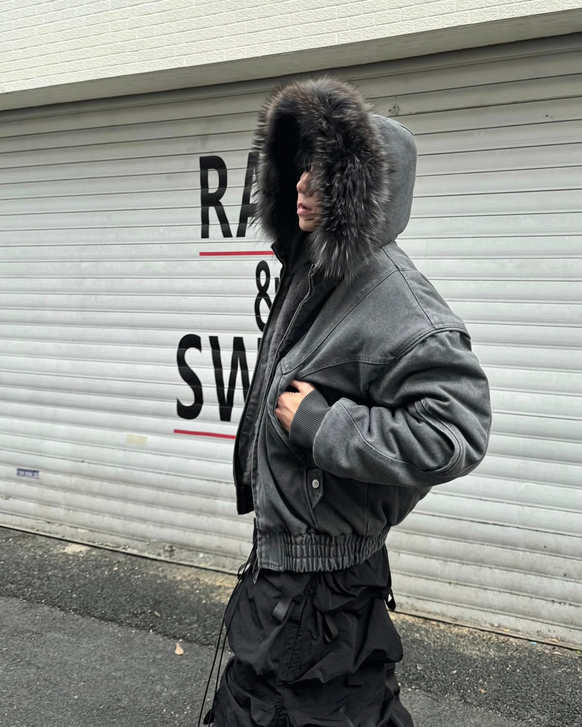 Faux Fur-Lined Hooded Coats