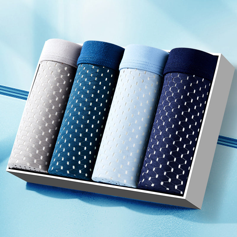 4 Pack Breathable Mesh Ball Pouch Underwear