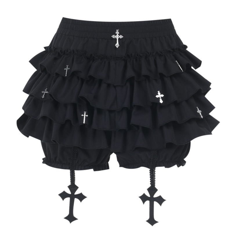 Gothic Cross Femboy Skirt