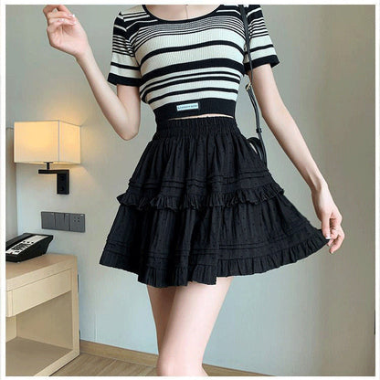 Lace Tiered Femboy Skirt