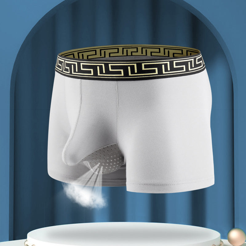 4 Pack Separate Ball Pouch Breathable Trunks