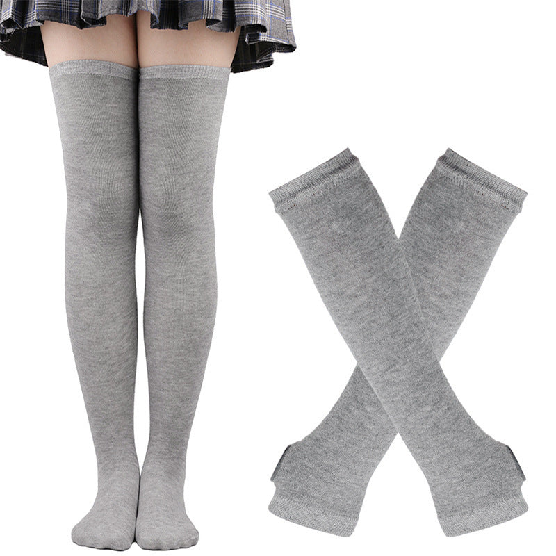 Femboy Thigh High Socks Set (Solid)