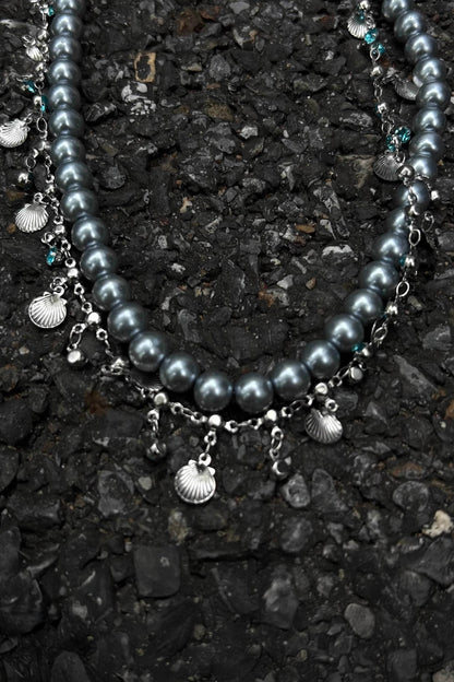 Ocean Wave Pendant Necklace