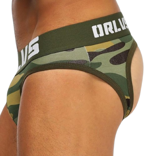 ORLVS Camo Backless Briefs
