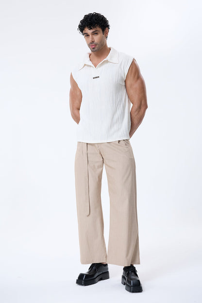 Obscure Sheet Sleeveless Top White