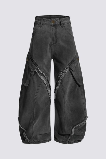 Obsidian Fade Barrel Jeans