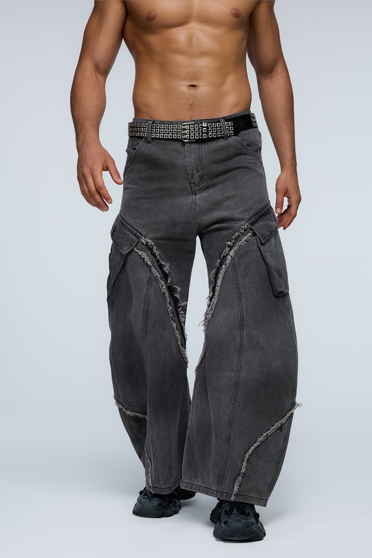Obsidian Fade Barrel Jeans