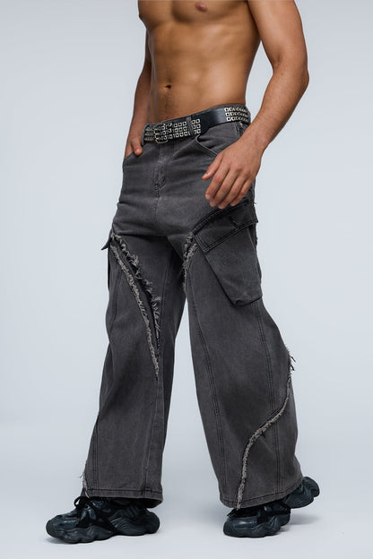 Obsidian Fade Barrel Jeans
