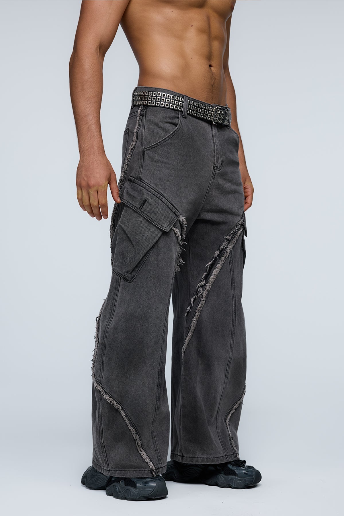 Obsidian Fade Barrel Jeans