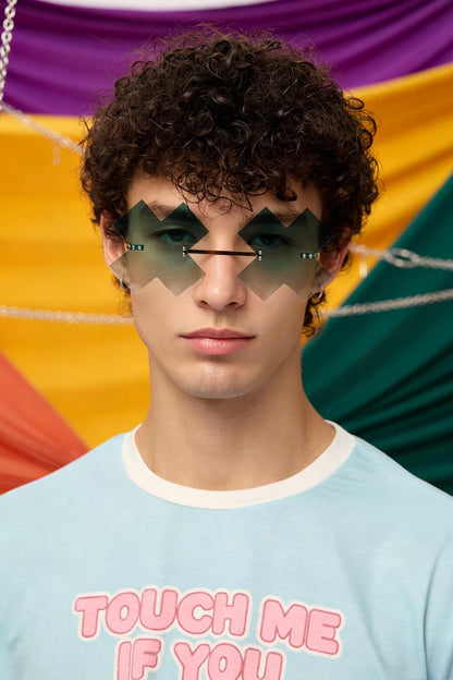 Obsidian Frame Sunglasses Green
