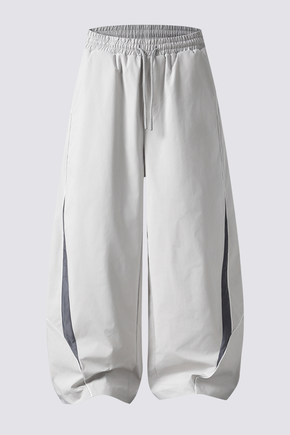 Obsidian Slack Wide Leg Pants Grey