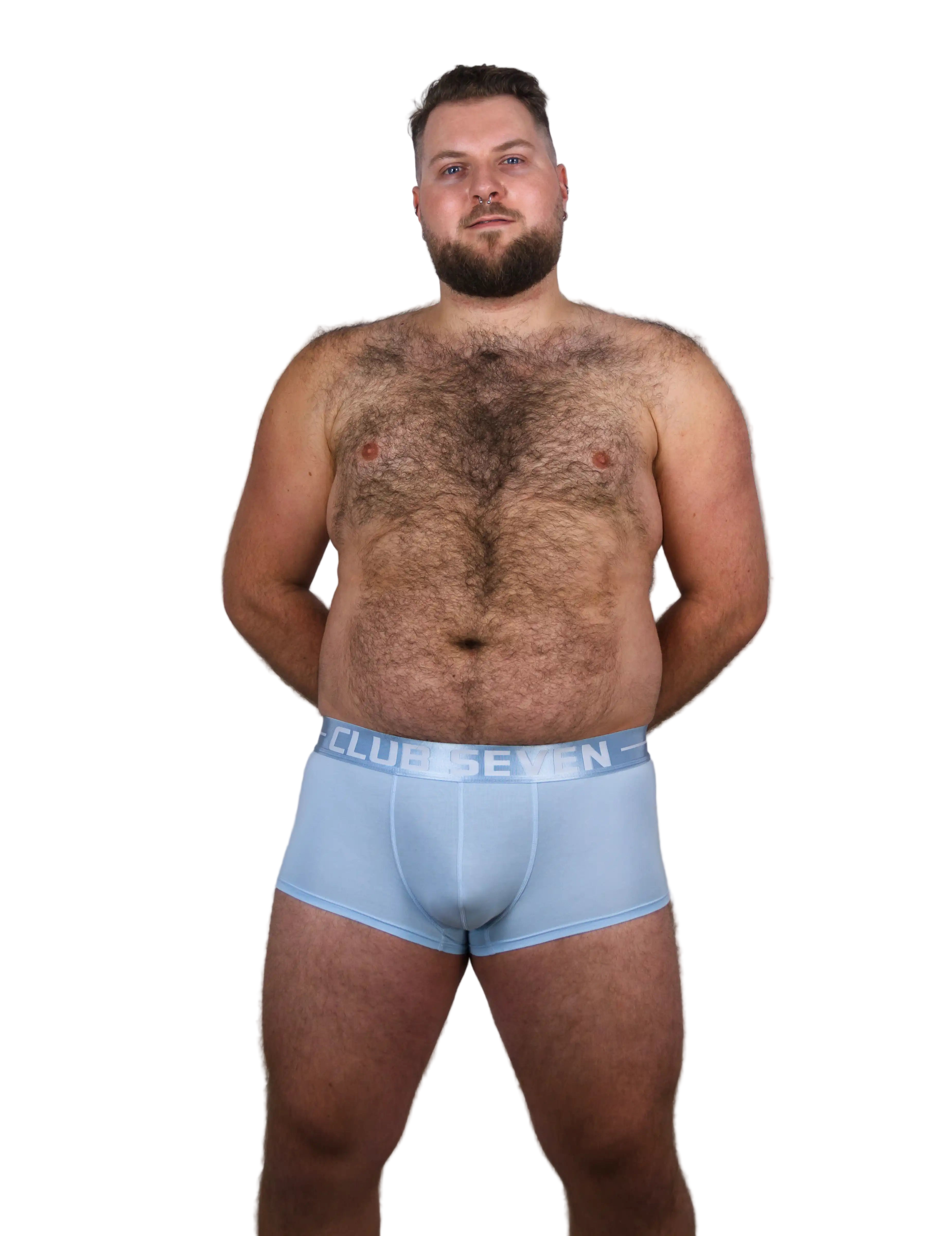 LUXE Cotton Trunks Blue