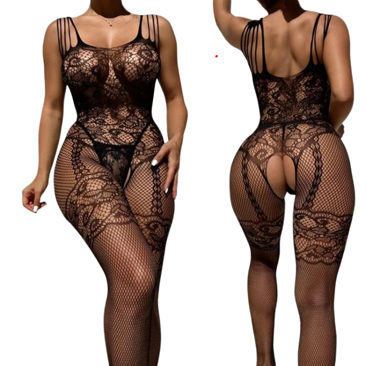 One-Piece Fishnet Hollow Temptation Tights